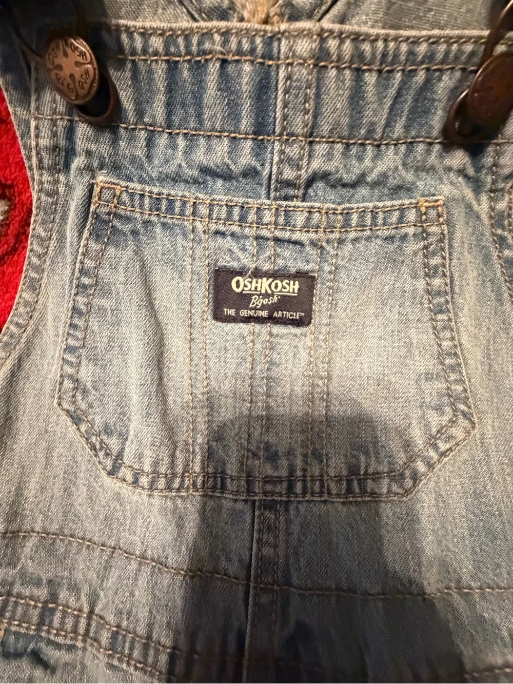 OshKosh B'gosh Light Blue Denim Kids Overalls